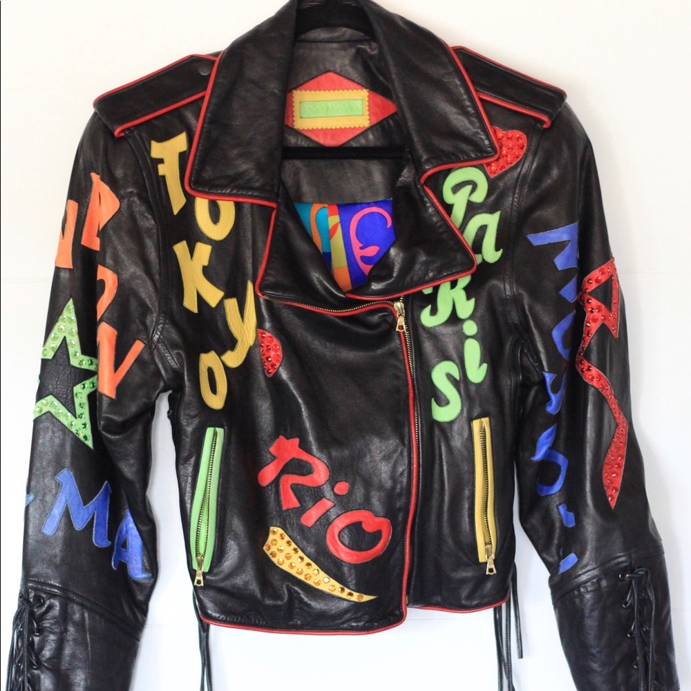 Luxury lamb leather jacket John Michael exclusive